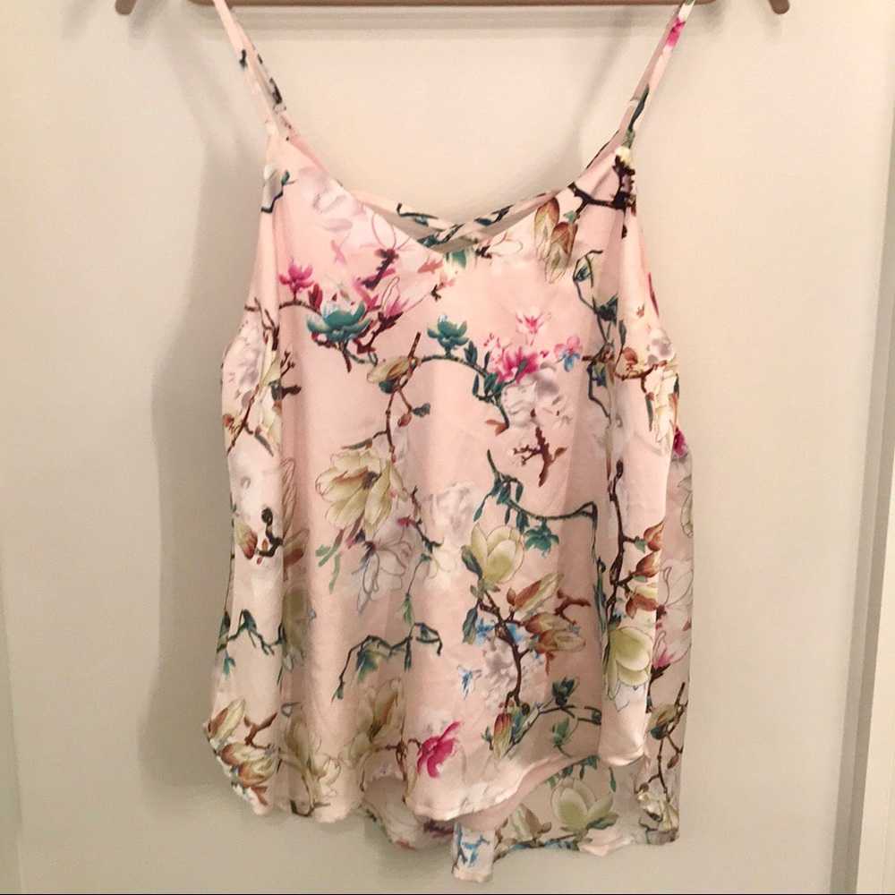 NWT Blush Floral Print Cami